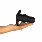 BUTTR Foxhole Silicone Hollow Plug – L – Black — Photo 2