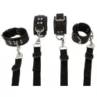 ZADO leather bed restraint set – H-strap system — Photo 6