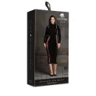 Платье с высоким воротником Carme XI – Plus size – чёрное — Фото 1