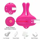 ARMONY Rabbit Shape Magnetic Vibrating Clamps – Pink — Photo 10