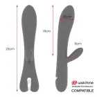 Двухмоторный вибратор Brilly Glam Erik – 22 см (8.7″) – черный — Фото 4