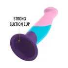 Mythology Garrick Pastel – skystojo silikono fantazijos dildo su siurbtuku – pastelinis – M — Nuotrauka 5