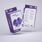 Tough Love Velcro Handcuffs with 40 cm Chain – Purple — Photo 6