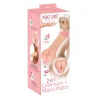 Nature Skin 2in1 ilginamasis ir masturbatorius – kūno spalva — Nuotrauka 1