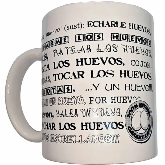 Diverty Sex Ceramic Mug 370 ml – bold synonyms – white