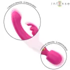 Intense Winona divpusējs truša un wand vibrators – 24.5 cm (9.6″) – rozā — Foto 7
