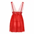 Christine Lieve Babydoll & Thong Set Red - Elegant Lace Design — Photo 5