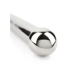 Mr. Steel divpusējs dildo – 20 cm (8″) – Sudrabs — Foto 5