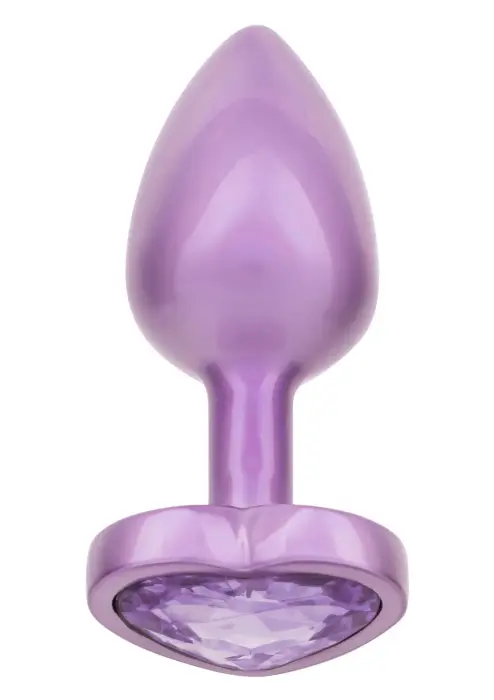 Diamond Heart anālais spraudnis S – 6 cm (2.4″) – Violets