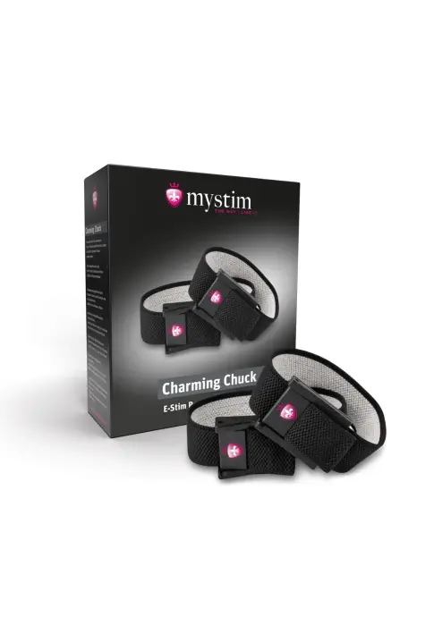 Mystim Charming Chuck elektrostimulācijas jostas komplekts – melns Foto 4