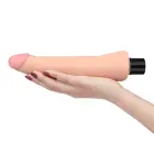 REAL SOFTEE Vibrating Dildo – 23 cm (9″) – Skin — Photo 5