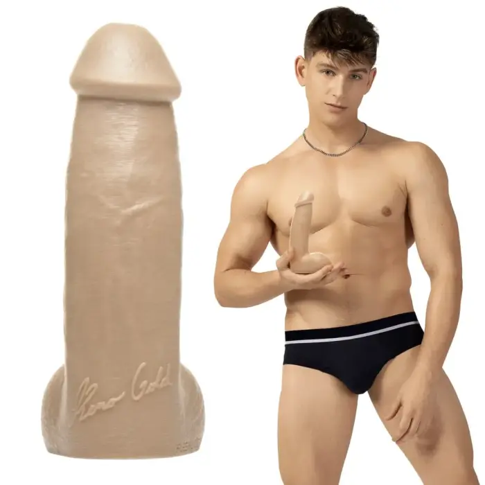 Fleshjack Boys Reno Gold silikoonist mudel – 19 cm (7.5″) – nahavärv
