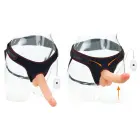 LoveToy – vibreeriv lihtne strap-on komplekt – 8,5-tolline dildo – TPE — Foto 8