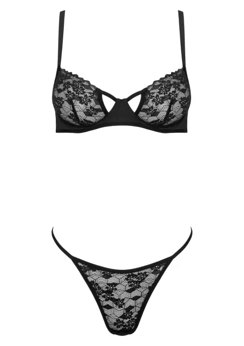 2-osaline komplekt TP107 – must – S/M