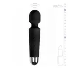 EasyToys Mini wand vibrators – 20 cm – melns — Foto 4