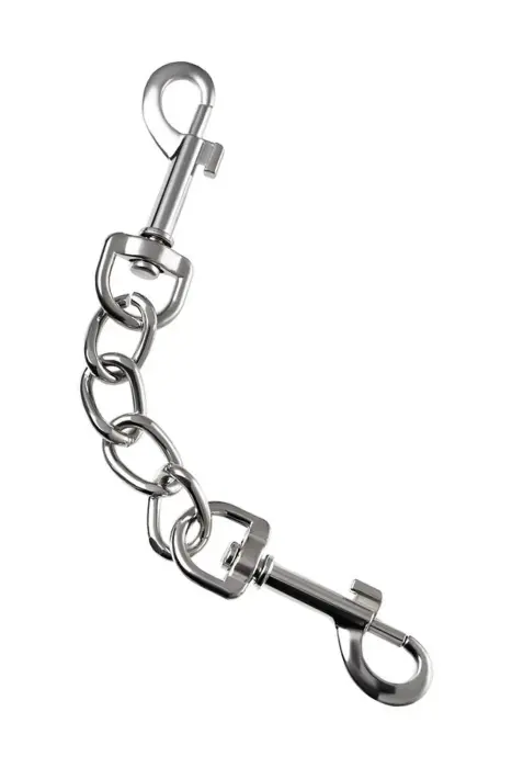 Anonymo Faux Leather Handcuffs – Red – 27 cm