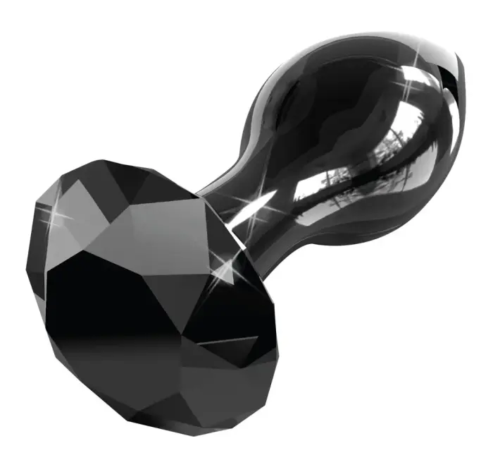 Icicles № 78 анальная пробка – 9 см – Black Фото num