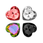 Cuore – Anal Plug with Interchangeable Jewels – L – 9.5 cm – Black — Photo 2