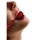 Ouch! Faux Leather Ball Gag – Red — Photo 1