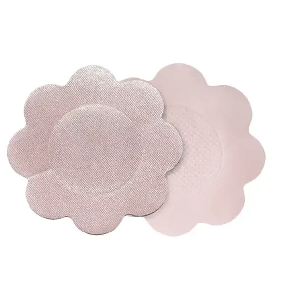 Bye Bra Satin Nipple Covers XL Nude - 3 Pairs
