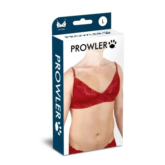 Prowler красный кружевной бюстгальтер – XL