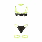 SUBBLIME 955274 rinnahoidja komplekt kaelakee ja jalaaktsentidega – roheline – S/M — Foto 6
