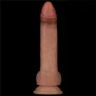 LoveToy Sliding Skin Pro Dual Layer Silicone Dong – реалистичный двухслойный силиконовый фаллоимитатор – 21,6 см — Фото 3