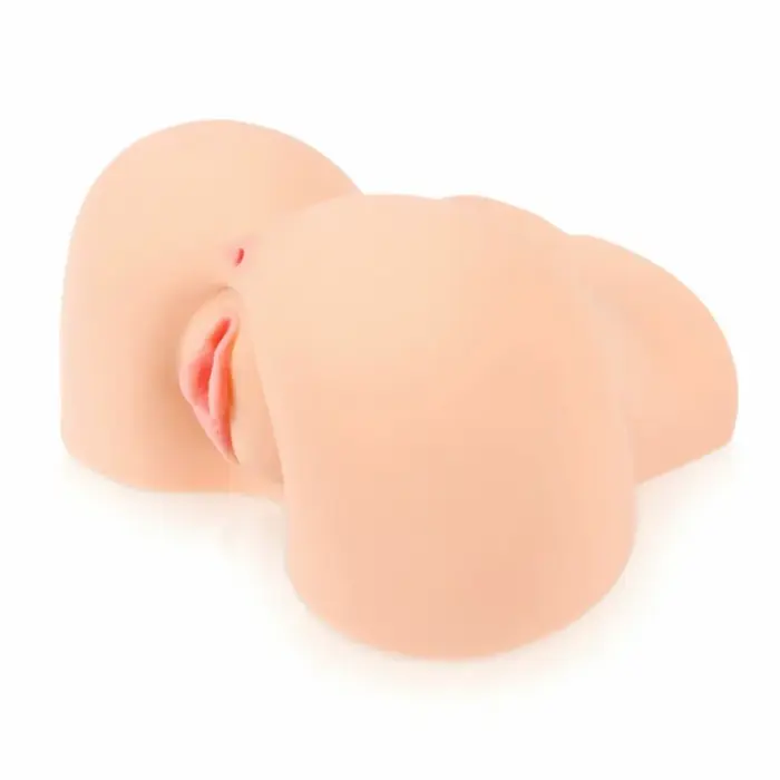 Kokos Olivia+ divu ieeju masturbators – 18 cm – miesas krāsa