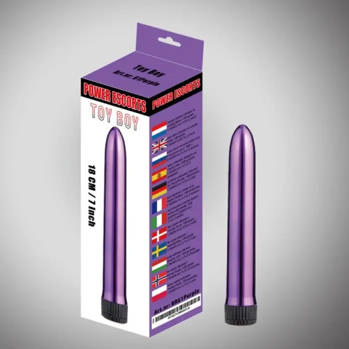 Toy boy violetais vibrators – 18 cm – violets Foto 2