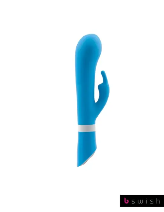 B Swish Bwild Deluxe Bunny Blue Lagoon Rabbit Vibrator – 15.24 cm (6″) – Blue