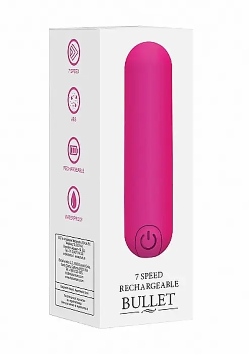 10 ātrumu uzlādējams lodes vibrators – 7.7 cm (3.1″) – rozā Foto 2