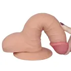 The Ultra Soft Dude reālistisks dildo ar piesūcekni – 18 cm (7.5″) – Miesas krāsa — Foto 6