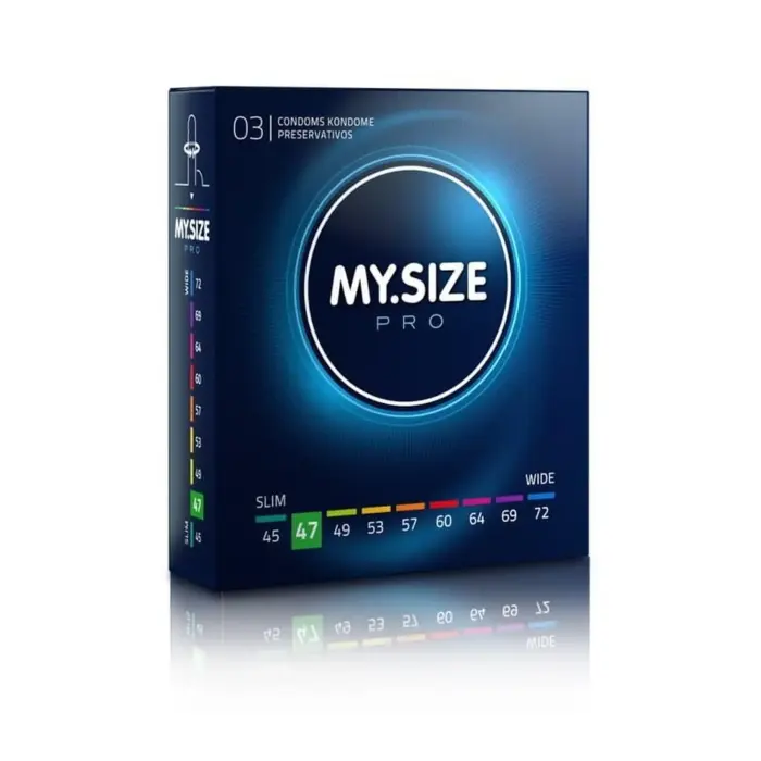MY.SIZE PRO 47 мм ультратонкие презервативы – 3 шт.