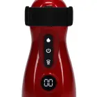 Virtuo – imemis- ja vibratsiooniga masturbaator-pump telefonikinnitusega – metallpunane — Foto 7