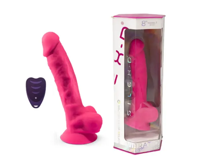 Model 1 vibrējošs dildo – 20 cm (8″) – Rozā