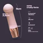 Mellow Puff mini wand vibratorius – 11 cm (4.3″) – rožinis — Nuotrauka 3