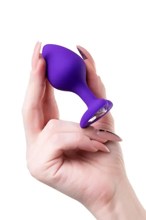 Anal Plug Diamond Heart – 10 cm (4″) – Raudonas Photo