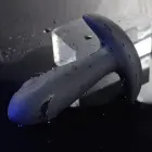 Dual Tapping vibruojantis analinis kištukas – USB įkrovimas Photo