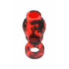 XR Brands Hell Hound Silicone Ball Stretcher Sleeve – Red — Photo 3