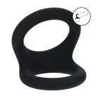 Double O Silicone Cockring – L – Black — Photo 8