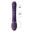 VIVE045 Dual Pulse-Wave truša vibrators – violets — Foto 6