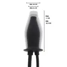 Hidden Desire Extreme pripučiamas sutepantis kištukas – 20 cm (8″) – Juodas Photo