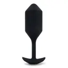 b-Vibe Vibrating Snug Plug 4 – 15 cm – Black — Photo 1