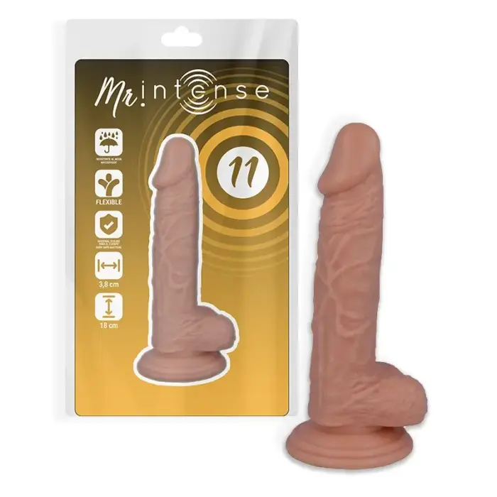 Mr Intense Model 11 anatoomiline dildo – 18 cm (7″) – nahavärv