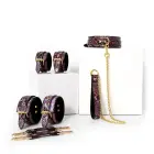 3 Piece BDSM Set Gold/Pink Reptile — Photo 5