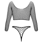 Cottelli Fantasy tīkliņa bodijs – melns – S/L Foto 7