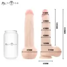 MR INTENSE Bruce L realistlik dildo iminapaga – 23 cm (9″) – nahavärv — Foto 5