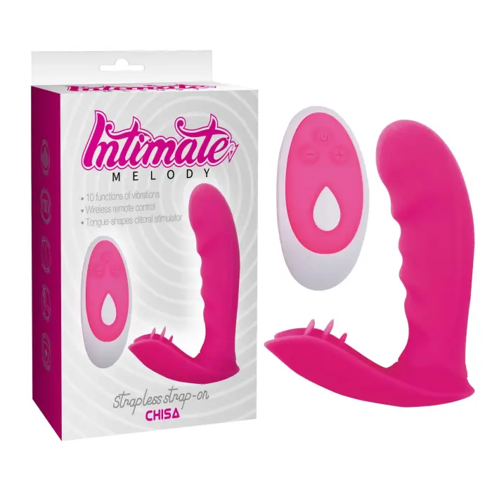 Bez siksnas strap-on dildo – 11.9 cm (4.7″) – Melns