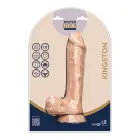 Mister Dixx Kingston – ülirealistlik silikoondildo iminapaga – 22 cm — Foto 1