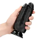 RealRock Two in One Dildo – 15.2 cm (6″) – Black — Photo 6